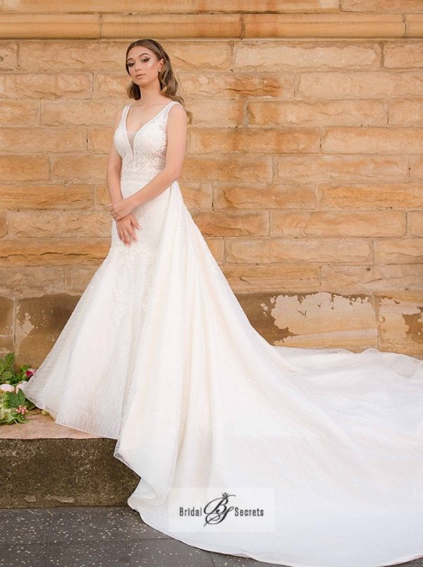 Emily Detachable Skirt Wedding Dress