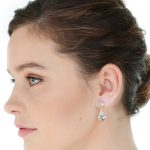Jenna Earrings Rose Gold & Silver
